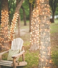 Decoratiuni nunti: lampioane din hartie si ghirlande luminoase