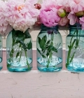 Mason jars: decorare mese nunta